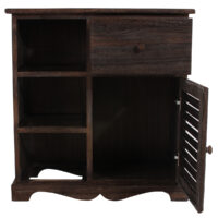 Shabby Kommode mit 3 Körben Vintage ~ braun