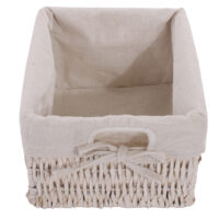 Shabby Kommode mit 3 Körben Vintage ~ weiss