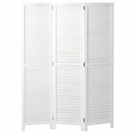 Shabby-Look Paravent Vintage 170x120cm weiss