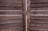 Shabby-Look Paravent  Vintage 170x160cm braun