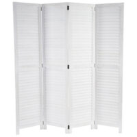 Shabby Paravent Ängelholm 170x160cm ~ weiss