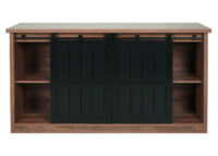 Sideboard JAM-K75 Highboard Regal Schiebetüre 84x150x40cm