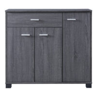Schuhschrank Bobeck 72x80x28cm Dunkelgrau
