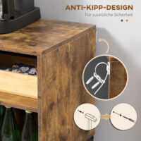 Sideboard im Industrie-Design Buffet 112x40x85cm