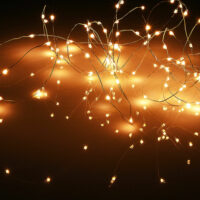 Silberdraht Lichterkette 20-200 LED