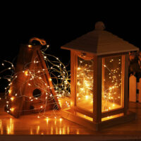 Silberdraht Lichterkette 20-200 LED