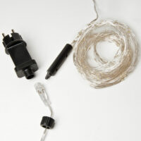 Silberdraht Lichterkette 20-200 LED