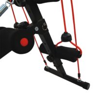 Sit Up Bank Bauchtrainer Trainingsbank mit Widerstandsbänder