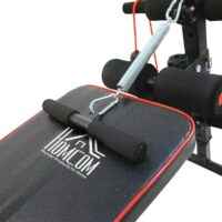 Sit Up Bank Bauchtrainer Trainingsbank mit Widerstandsbänder