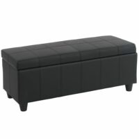Sitzbank Kriens 112x45x45cm ~ schwarz matt