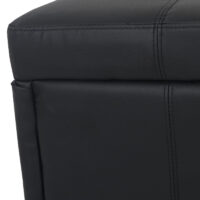 Sitzbank Kriens 112x45x45cm ~ schwarz matt