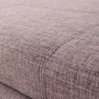 Sitzbank Truhe Kriens XXL Textil 180x45x45cm ~ grau