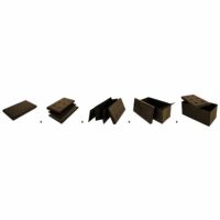 Sitzbank/Sitztruhe braun 114 cm x 40 cm x 40 cm braun