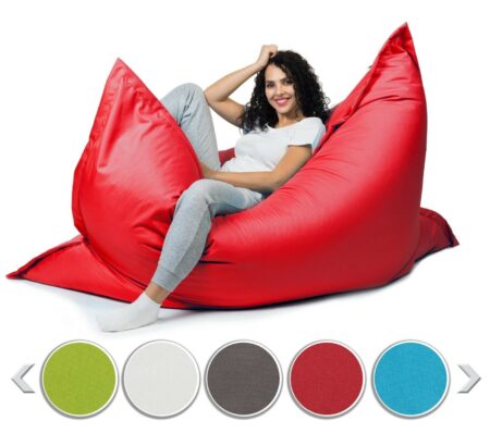 Sitzsack Sitzkissen ~ 100x70 rot