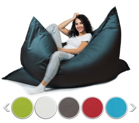 Sitzsack Sitzkissen ~ 100x70 schwarz