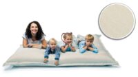 Sitzsack Sitzkissen Beanbag ~ 100x150 cremefarben