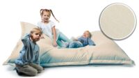Sitzsack Sitzkissen Beanbag ~ 145x180 cremefarben