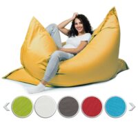 Sitzsack Sitzkissen Beanbag ~ 145x180 gelb