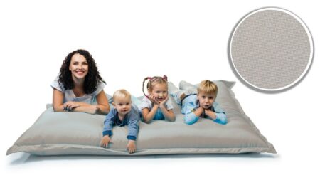 Sitzsack Sitzkissen Beanbag ~ 145x180 hellgrau