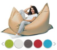 Sitzsack Sitzkissen Beanbag ~ 145x200 beige