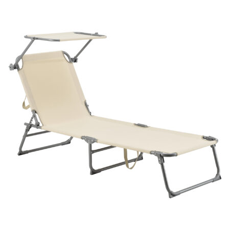 Sonnenliege Getaria 189x57x28cm Beige