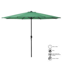 Sonnenschirm Budapest 230x300cm Grün