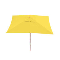 Sonnenschirm Florida Marktschirm 3x4m Holz gelb