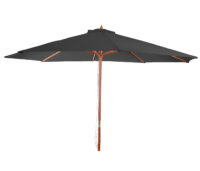 Sonnenschirm Florida Marktschirm Ø3.5m Holz anthrazit
