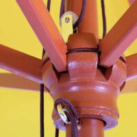 Sonnenschirm Florida Marktschirm Ø3m Holz gelb