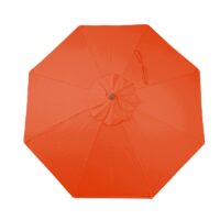 Sonnenschirm JAM-C57 Holz rund Ø3m Seilzug terracotta