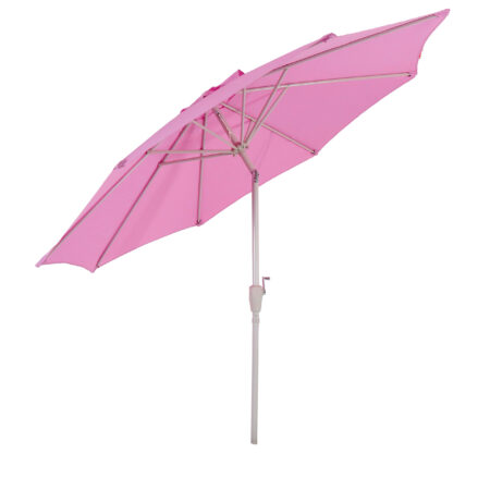 Sonnenschirm N19 Gartenschirm Ø3m neigbar Alu flieder