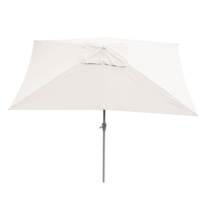 Sonnenschirm N23 Gartenschirm 2x3m rechteckig neigbar Alu creme