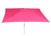 Sonnenschirm N23 Gartenschirm 2x3m rechteckig neigbar Alu pink