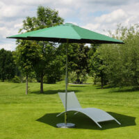 Sonnenschirm Ø 3m neigbar Polyester/Alu 5kg ~ grün