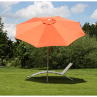 Sonnenschirm Ø 3m neigbar Polyester/Alu 5kg terracotta