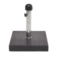 Sonnenschirmständer Schirmständer Granit ~ 24kg eckig schwarz