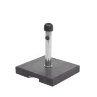 Sonnenschirmständer Schirmständer Granit ~ 24kg eckig schwarz