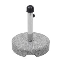 Sonnenschirmständer Schirmständer Granit ~ 24kg rund grau