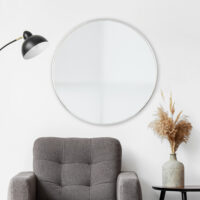 Wandspiegel Ordona Ø50cm Champagner Silber