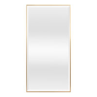 Wandspiegel Novoli 50x100cm Goldfarben