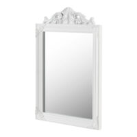 Wandspiegel Balvano weiss matt 60x40cm