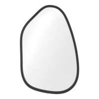 Wandspiegel Filiano Schwarz matt 80x58cm