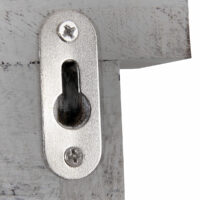 Spiegelfenster mit Fensterläden Shabby Chic ~ grau