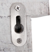 Spiegelfenster mit Fensterläden Shabby Chic ~ weiss