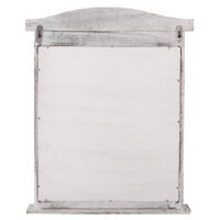 Spiegelfenster mit Fensterläden Shabby Chic ~ weiss