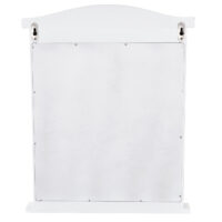 Spiegelfenster mit Fensterläden Shabby Chic ~ weiss lackiert