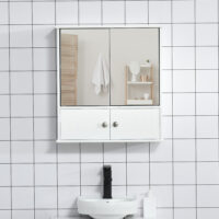 Spiegelschrank Badezimmerschrank Weiss 55x175x60cm