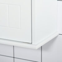 Spiegelschrank Badezimmerschrank Weiss 55x175x60cm