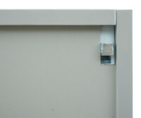 Spiegelschrank Badschrank Hängeschrank hochglanz 70x80x16cm grau