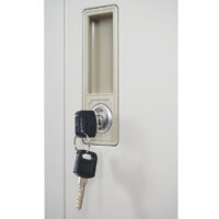 Spind Kleiderspind Personalschrank 180x30x50cm ~ grau